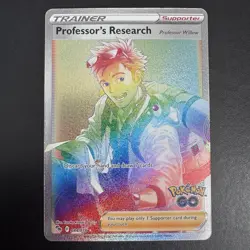 Pokemon TCG - Professor's Research 084/078 Pokemon GO - Rainbow Secret Rare - NM - Image 3