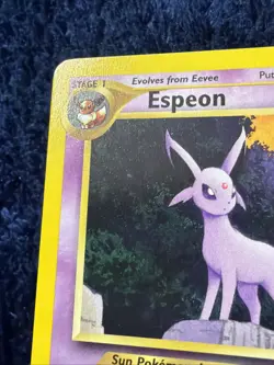 RARE Espeon 20/75 Neo Discovery Vintage Pokemon VLP - Image 2