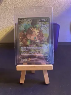 Pokemon TCG Simplified Chinese Eevee Heroes Leafeon V 071/069 - Image 1
