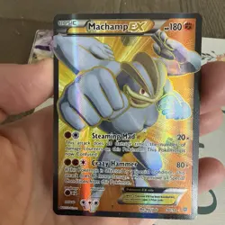 Machamp EX (90 Full Art) 90/98 XY-Ancient Origins Holo 2015 Pokemon Pack Fresh - Image 1