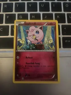 Pokemon TCG Jigglypuff XY Base Set 87/146 Regular LP. - Image 1