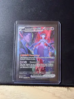 Team Rocket's Mewtwo EX 231/182 Destined Rivals Pokemon Pokemon SIR Rockets SV10 - Image 1
