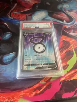 Pokemon Unown V Full Art 176/195 Swsh12: Silver Tempest Holo Ultra Rare PSA 10 - Image 1