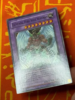 YUGIOH ELEMENTAL HERO WILD WINGMAN SUPER RARE 1ST EDITION NM EOJ-EN035 - Image 4