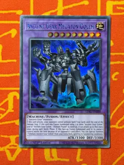 YUGIOH ANCIENT GEAR MEGATON GOLEM ULTRA RARE 1ST EDITION NM LDS1-EN088 - Image 1