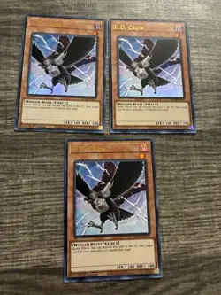 D.D. Crow - (x3) Playset | BLCR-EN077 | Ultra Rare | 1st Ed LP/NM | Yu-Gi-Oh! - Image 2