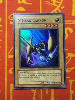 YUGIOH X-HEAD CANNON SUPER RARE NEAR MINT MFC-004 - Image 1