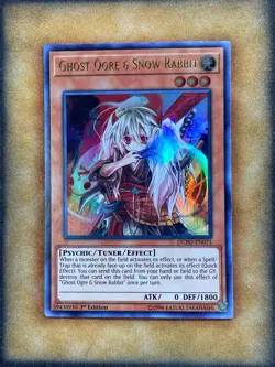 Yugioh Ghost Ogre & Snow Rabbit DUPO-EN075 Ultra Rare 1st Ed NM - Image 1