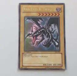 Yu-Gi-Oh! Red-Eyes B. Dragon SDJ-001 Ultra Rare 1st Ed 2400 ATK 2000 DEF English - Image 1