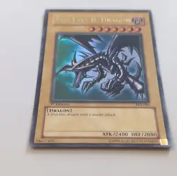 Yu-Gi-Oh! Red-Eyes B. Dragon SDJ-001 Ultra Rare 1st Ed 2400 ATK 2000 DEF English - Image 2