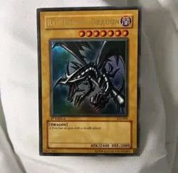 Yu-Gi-Oh Red-Eyes B. Dragon SDJ-001 Ultra Rare 1st Edition LP/MP Condition - Image 1
