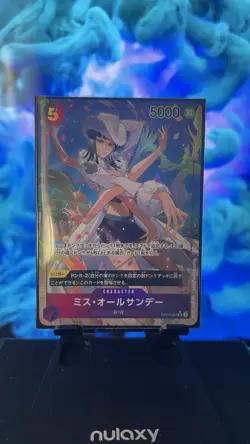 One Piece card Ms. All Sunday OP04-064 SR Parallel Kingdom of Intrigue - Image 1