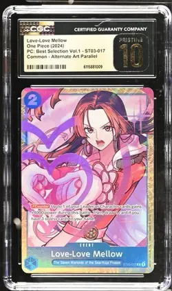 CGC Pristine 10 One Piece English Love-Love Mellow ST03-017 2024 Best Sele Vol 1 - Image 1