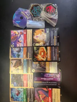 Disney Lorcana Promo Cards X10 Pins Spindown - Image 1