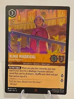 Alma Madrigal Family Matriarch 2/204 Disney's Lorcana Ursula's Return Cold Foil - Image 1