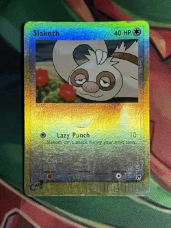 Slakoth 80/100 Ex Sandstorm Reverse Holo Foil E Series Pokemon Card - Image 2