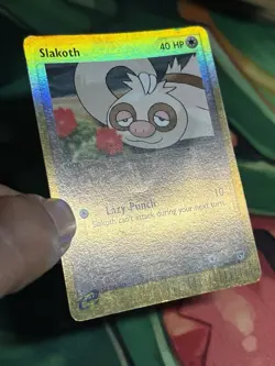 Slakoth 80/100 Ex Sandstorm Reverse Holo Foil E Series Pokemon Card - Image 4
