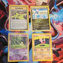 Pokemon TCG Vintage Lot 14 cards - Base Fossil Gym Heroes Jungle Rocket WOTC #3 - Image 4