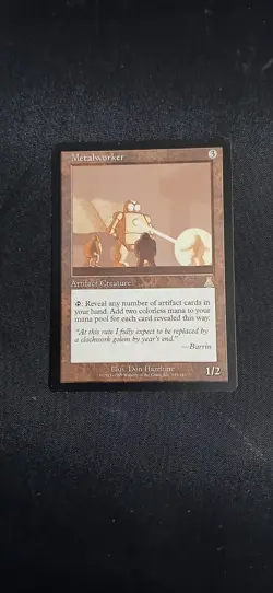Mtg Vlp Lp Metalworker Vintage Rare Card Magic The Gathering Urza's - Image 1