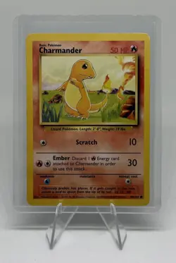 Charmander 46/102 Base Set Regular - Pokemon Card - Image 1