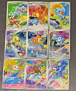 Pokemon TCG 2026 First Partner Illustration Series 9 Card Promo Set - Image 1