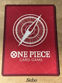 One Piece Card Game Sabo SP Gold Leader OP05-001 Full Art Foil Card EB02 Set - Image 2