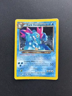 Pokemon Card Neo Destiny Set Holo Dark Feraligatr 5/105 - Image 1