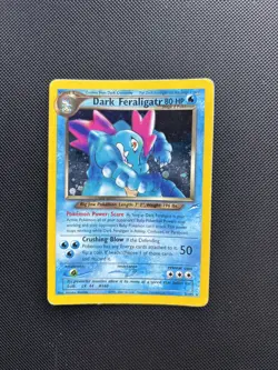Pokemon Card Neo Destiny Set Holo Dark Feraligatr 5/105 - Image 4