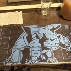 Pokemon Card Game 25th Anniversary Blastoise Playmat TCG PTCG - Image 1