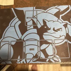 Pokemon Card Game 25th Anniversary Blastoise Playmat TCG PTCG - Image 3