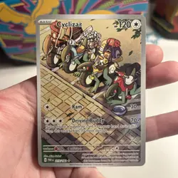 Cyclizar Special Illistration Rare Paradox Rift 215/182, NM Pokemon Card - Image 4