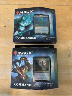 Magic The Gathering Kaldheim Elven Empire & Phantom Premonition Commander Decks - Image 1