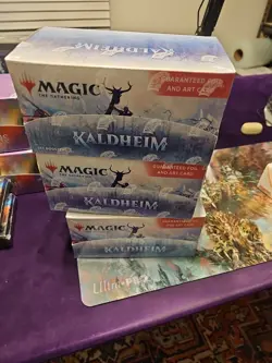 2021 Magic The Gathering Kaldheim Factory Sealed Set Booster Box English NEW! - Image 1