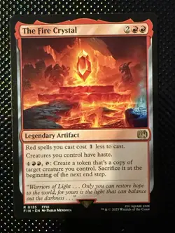 The Fire Crystal MTG Final Fantasy #135 Regular Non Foil Rare NM - Image 1