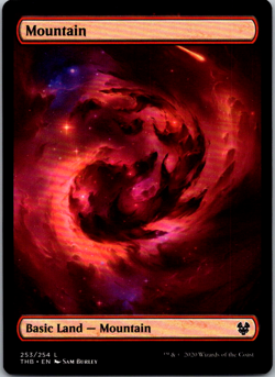 MTG Mountain 253 Full Art - Theros Beyond Death #253 - Image 1