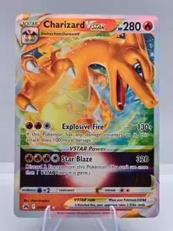 Charizard VSTAR 019/159 Holo Rare VSTAR Crown Zenith Pokemon NM - Image 1