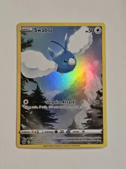 Swablu GG27/GG70 Crown Zenith Galarian Gallery Pokemon Full Art ✨MINT - Image 1