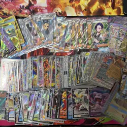 Pokemon Card Lot Of 200+ All Full Art EX , V , Full Art Trainers , EX Fast Ship - Image 1