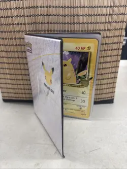 Pokemon TCG Jumbo Oversized Card Binder Lot 22 Cards Pikachu Charizard Plus More - Image 1