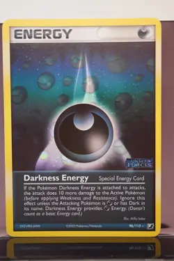 INVERTED FOIL ERROR Darkness Energy 96/115 Unseen Forces Holo Stamped Pokemon - Image 2
