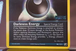INVERTED FOIL ERROR Darkness Energy 96/115 Unseen Forces Holo Stamped Pokemon - Image 4