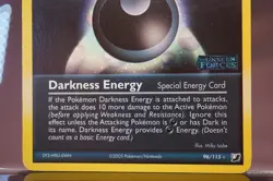 INVERTED FOIL ERROR Darkness Energy 96/115 Unseen Forces Holo Stamped Pokemon - Image 5