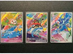 Pokemon First Partner Promos 30th Anniversary Alolan Starters - Image 1