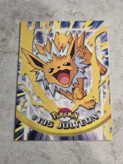 2000 Topps Pokemon Series 3 #135 Jolteon TV Animation Edition Blue - Image 1