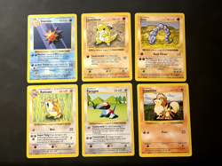 Pokemon Base Set Shadowless 6-Card Lot LP Classic Bundle Collectible Cards - Image 1