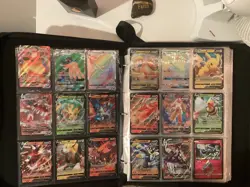 pokemon cards in a big book lots of different cards found in different packs - Image 2
