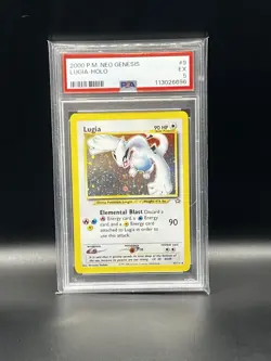 2000 Pokemon Neo Genesis Lugia #9 Excellent PSA 5 - Image 1