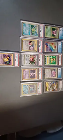 Pokemon TCG Cards Graded Assorted 11 Card Lot - Image 1