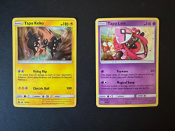 2 Pokemon Promo Sun & Moon Holo Rares - Tapu Koko (SM30A) & Tapu Lele (Sm45) NM - Image 1