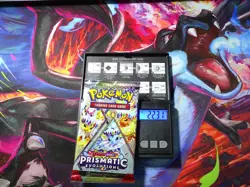 VERY HEAVY! GOD PACKUU SIRUU 22.31g Prismatic Evolutions Pokemon Booster - Image 1